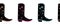 Cowgirl boots seamless vector border. Repeating horizontal pattern cowboy shoes. Use for fabric trim, footer, header, banner,