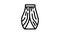 cowl skirt line icon animation
