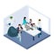 Coworking And Teamwork Illustration