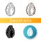 Cowrie shell icon