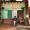 Cows, ruined houses, people with dark skin - it`s about India