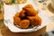 Coxinha de Galinha - Brazilian deep fried chicken croquette snack