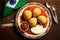 Coxinha: A Delicious Brazilian Street Food. AI Generative.