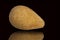 Coxinha, traditional Brazilian cuisine snacks stuffed with chicken. isolated on black background