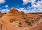 Coyote Buttes sandstone formations in Utah in the USA