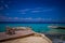 COZUMEL, MEXICO - MARCH 23, 2017: Beautiful vacation in Cozumel with natural view, yachts, gorgeous blue ocean and sky