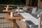 Cozy Asia modern deck bed and table apply with modern style that concern about comfortable and vintage eco-social system theme