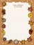 Cozy autumn weekly planner and to do list with trendy fall elements ornament. Cute template for agenda, planners, check lists, and