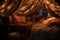 Cozy blanket fort, fairy lights, and shared laughter