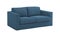 Cozy blue sofa