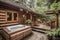 cozy cabin retreat with private hot tub and view of the forest