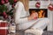 Cozy Christmas Night by the Fireplace: Embracing the Holiday Magic