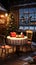 Cozy Christmas Retreat: Wooden House with Tree and Gifts