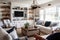 cozy coastal home with vintage details, built-in bookshelves, and nautical accents