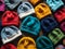 Cozy and Colorful Embrace Winter Warmth with Stylish Beanies.AI Generated