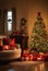 Cozy, comfortable and well decorated Christmas atmosphere