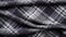 Cozy Elegance: Grey Plaid Pattern on Fleece Texture Background