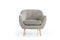 cozy empty modern grey armchair