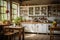 Cozy farmhouse style kitchen interior