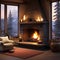 cozy fire place