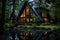 Cozy A-Frame Cabin Retreat in the Enchanting Forest