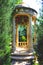 Cozy gazebo in the old Park