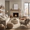 Cozy and inviting living room with hygge-inspired style