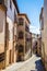 Cozy medieval street in the city Toledo, Spain