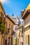 Cozy medieval street in the city Toledo, Spain