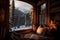 Cozy Mountain Cabin Reading Nook