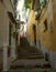 Cozy narrow italian street