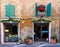 Cozy narrow street in Ferrara, Emilia-Romagna, Italy.