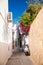 Cozy narrow street in Lindos