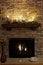 Cozy Nighttime Fireplace