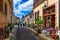 Cozy old street in Chartres, France