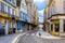 Cozy old street in Chartres, France