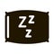 Cozy Pillow For Sleeping Icon Illustration