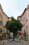 Cozy quiet street in old town of Grasse