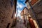 Cozy street in the village of Kato Drys. Larnaca District, Cyprus