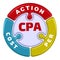 CPA. Cost Per Action. The check mark in the form of a puzzle