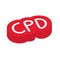 CPD Continuing Professional Development acronym concept
