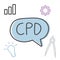 CPD Continuing Professional Development acronym concept