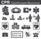 CPR ( Cardiopulmonary resuscitation ) icon