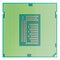 CPU chip, central processor unit, top view on white background. 3d illustration