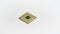 CPU. Modern high-performance processor on a white background. Such an element can do many calculations per second.