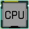 Cpu processor intel core chip hardware for computer pc motherboard technology element illustration graphic