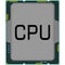 Cpu processor intel core chip hardware for computer pc motherboard technology element illustration graphic