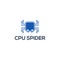 CPU spider logo vector design