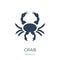 crab icon in trendy design style. crab icon isolated on white background. crab vector icon simple and modern flat symbol for web