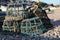 Crab Pots On The Beach - Budleigh Salterton, Devon, UK